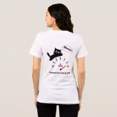 猫とコーヒーに支えられて トライブレンドＴシャツ (裏面全面)