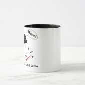 猫とコーヒーに支えられて マグカップ (中央)
