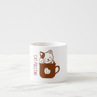 猫とコーヒーのかわいいマグカップ エスプレッソカップ