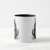 猫とコーヒーの楽しい名言 マグカップ (中央)