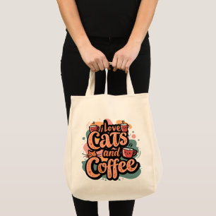 猫とコーヒートートバッグが大好き トートバッグ