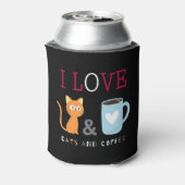 猫とコーヒーブラックが大好き 缶クーラー (缶裏面)