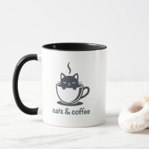 猫とコーヒーミニマリスト・ノワール猫の名言