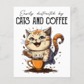 猫とコーヒー好きのための 猫とコーヒーに惑わされやすい (裏面)