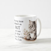 猫とコーヒー コーヒーマグカップ (正面右)