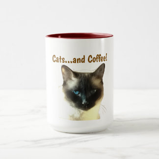 猫とコーヒー マグカップ