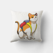 猫とサチェル クッション (裏面)