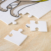 猫とサチェル ジグソーパズル (側面)