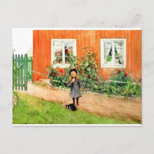 猫とサンドイッチのブリタ ポストカード (正面)