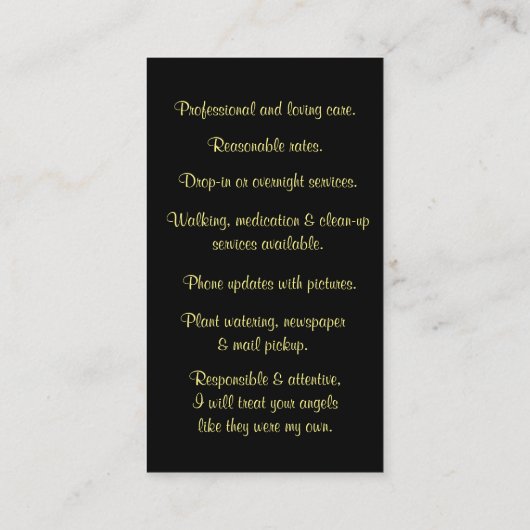 猫とサービスでペットと家事をする 名刺 (裏面)