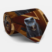 猫とシャボン玉 ネクタイ (ロール)
