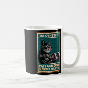 猫とジムで過ごす時間は決してトレーニング体 コーヒーマグカップ
