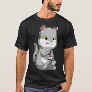 猫とジョイスティックのように Tシャツ