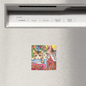 猫とジンジャーブレッドCookie マグネット (インサイチュ (食洗機))