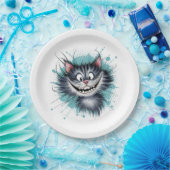 猫とスマイル。 ペーパープレート (パーティー)