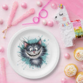 猫とスマイル。 ペーパープレート (パーティー)