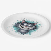 猫とスマイル。 ペーパープレート (アングル)