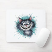 猫とスマイル。 マウスパッド (マウス)