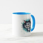 猫とスマイル。 マグカップ (正面右)