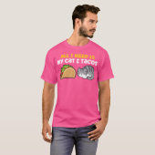 猫とタコスさえいればいい Tシャツ (正面フル)