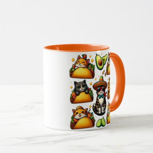 猫とタコス マグカップ (正面右)
