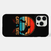 猫とタトゥー - 猫 iPhoneケース (裏面横)
