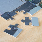 猫とダックスフントのカフェ ジグソーパズル (側面)