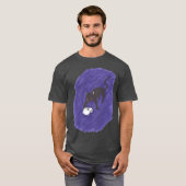 猫とドクロ Tシャツ (正面フル)