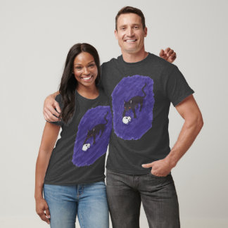 猫とドクロ Tシャツ