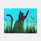 猫とドラゴン ドアマット (正面)