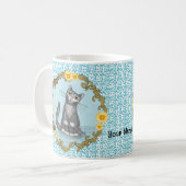 猫とネズミのマグカップ コーヒーマグカップ (正面左)