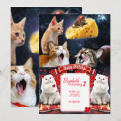 猫とネズミ 招待状 (正面/裏面)