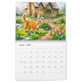 猫とネズミ - 1年365日の日常冒険 カレンダー (3月 2027)