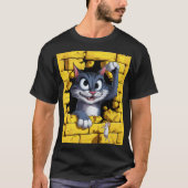猫とネズミ。 Tシャツ (正面)