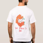 猫とハート最高のの暮らし» Tシャツ (裏面)