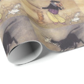 猫とバイオリンの赤ちゃんシャワー ラッピングペーパー (ロールコーナー)