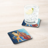 猫とバイオリン コースター (右側)