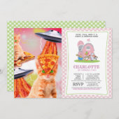 猫とバコンとウホス 招待状 (正面/裏面)