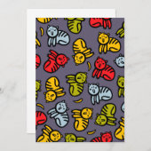 猫とバナナ サンキューカード (正面/裏面)