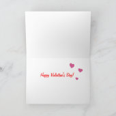 猫とバラのバレンタインデー シーズンカード (内部)