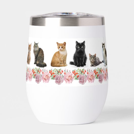 猫とバラ (正面)