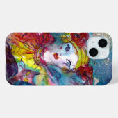猫とピエロ/ヴェネツィアカーニバル Case-Mate iPhoneケース (裏面 (横))