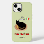 猫とピザ Case-Mate iPhoneケース (裏面)