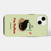 猫とピザ iPhoneケース (裏面横)