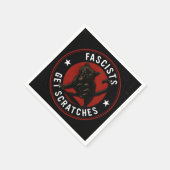 猫とファシスト スタンダードカクテルナプキン (角)