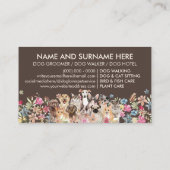 猫とフローラデザイン 名刺 (裏面)