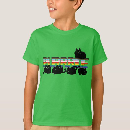猫とプライド Tシャツ (正面)