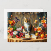 猫とプロデュースで永遠の静物 ポストカード (正面/裏面)