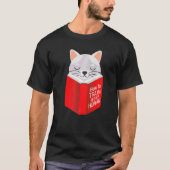 猫とペットの飼い主があなたの人間を訓練する方法 Tシャツ (正面)