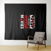 猫とホラー映画 タペストリー (インサイチュ(横))